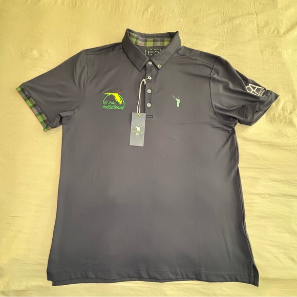 william murry Other - William Murray Polo Shirt Mens‎ Large Navy Blue  St. Paul Invitational Florida